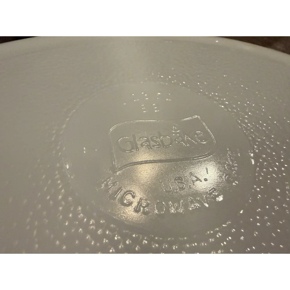 Glasbake Milk Glass Divided Dish & Small Loaf Pan J258 Vintage USA Ovenware